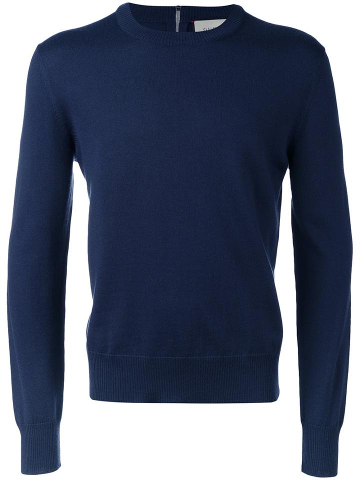 Gucci - Crew-neck Jumper - Men - Acrylic/wool - S, Blue, Acrylic/wool