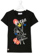 Philipp Plein Junior Teen Embellished Fairytale T-shirt - Black