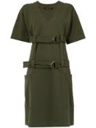 Gloria Coelho Belted Dress - Green