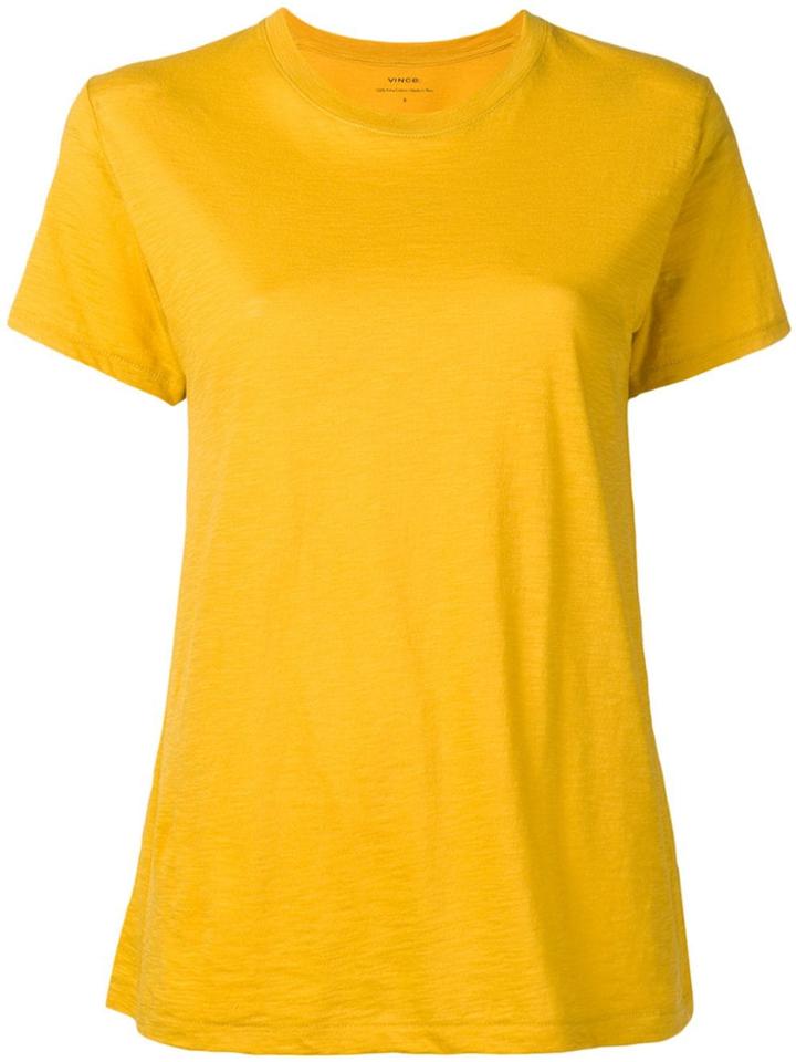 Vince Classic T-shirt - Yellow