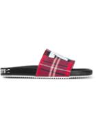 Les (art)ists X Swear 75 Applique Tartan Slippers