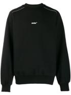 Ader Error Logo Print Sweatshirt - Black