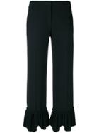 Pinko Scivolo Cropped Trousers - Black