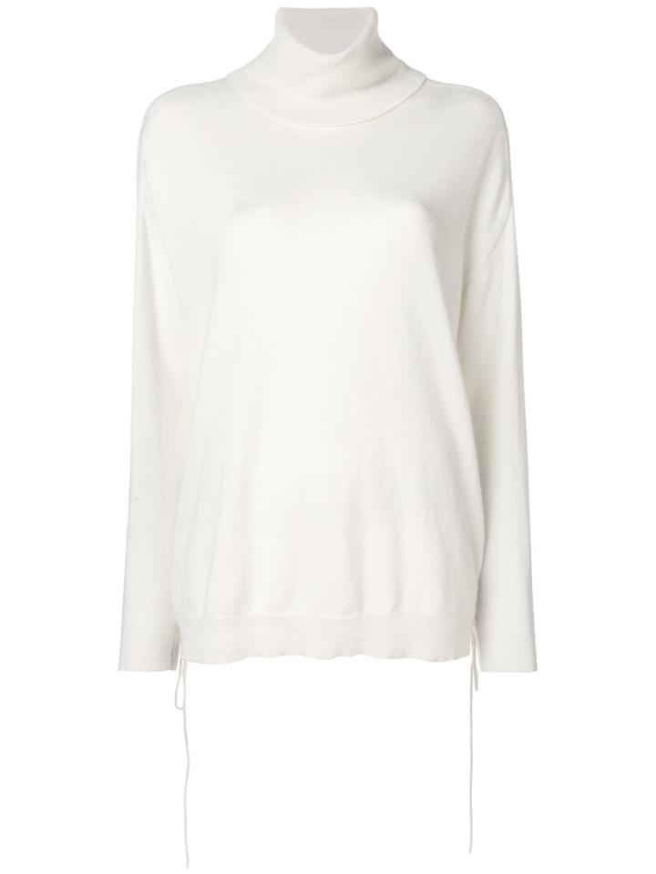 P.a.r.o.s.h. Cashmere Turtleneck Sweater - White