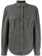 Isabel Marant Patch Chest Pockets Shirt - Grey