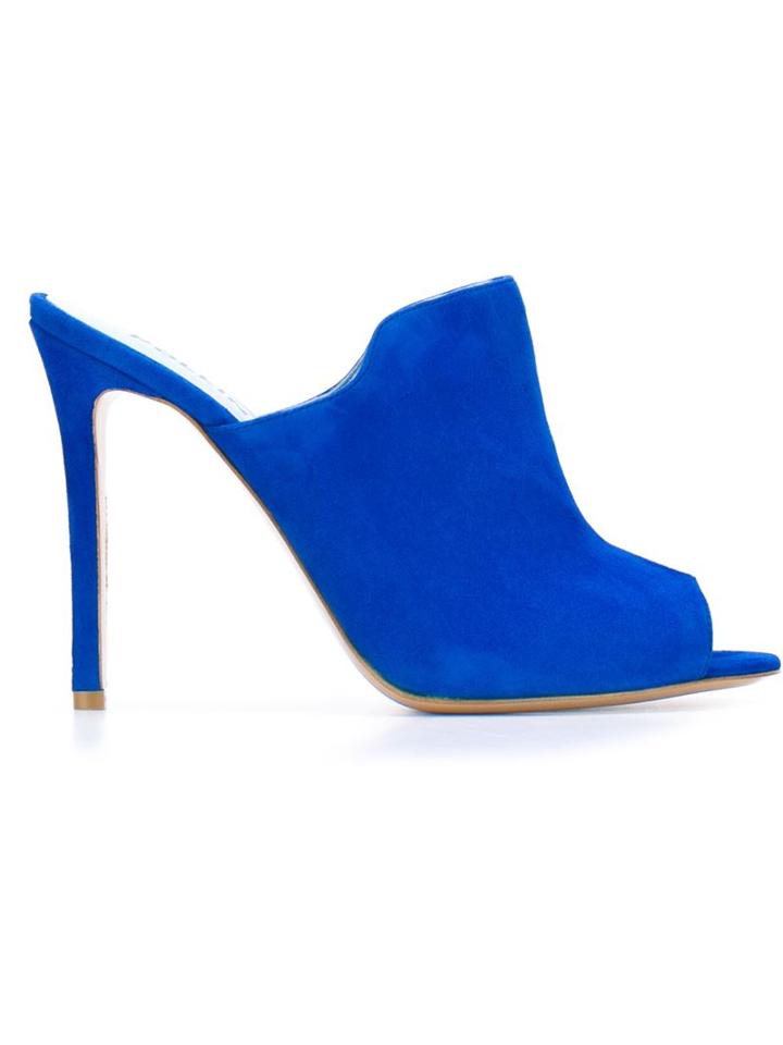 Pollini Peep Toe Mules