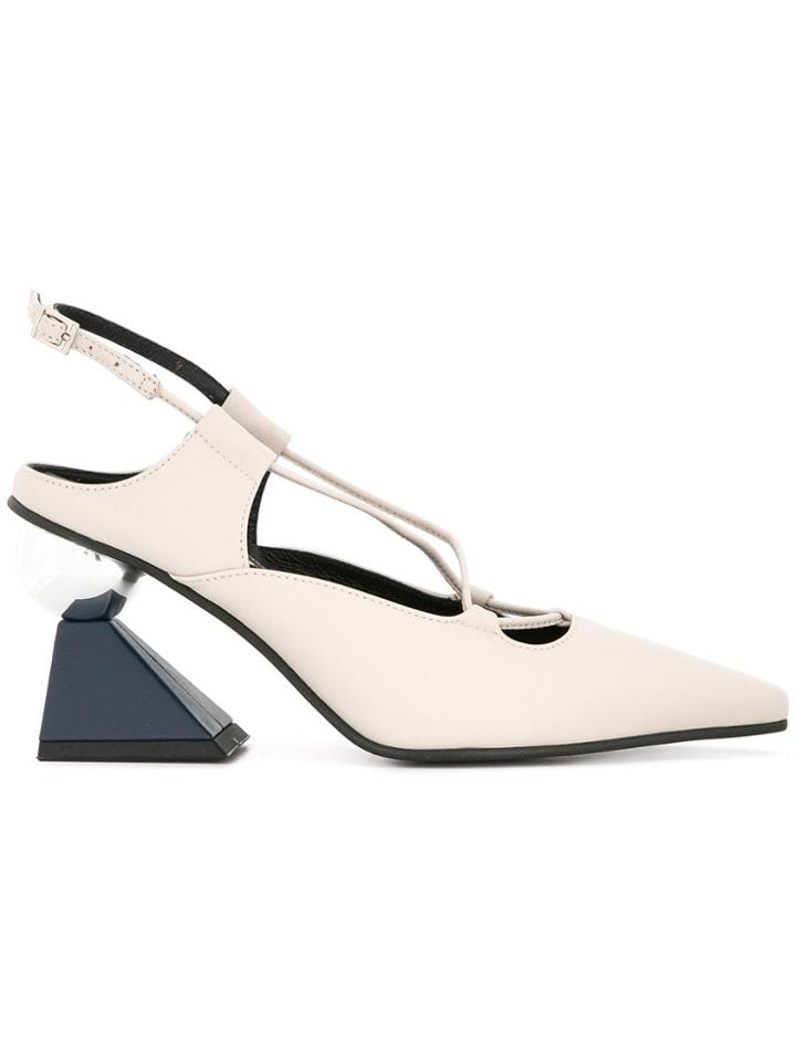 Yuul Yie Sculpted Heel Pumps - Neutrals