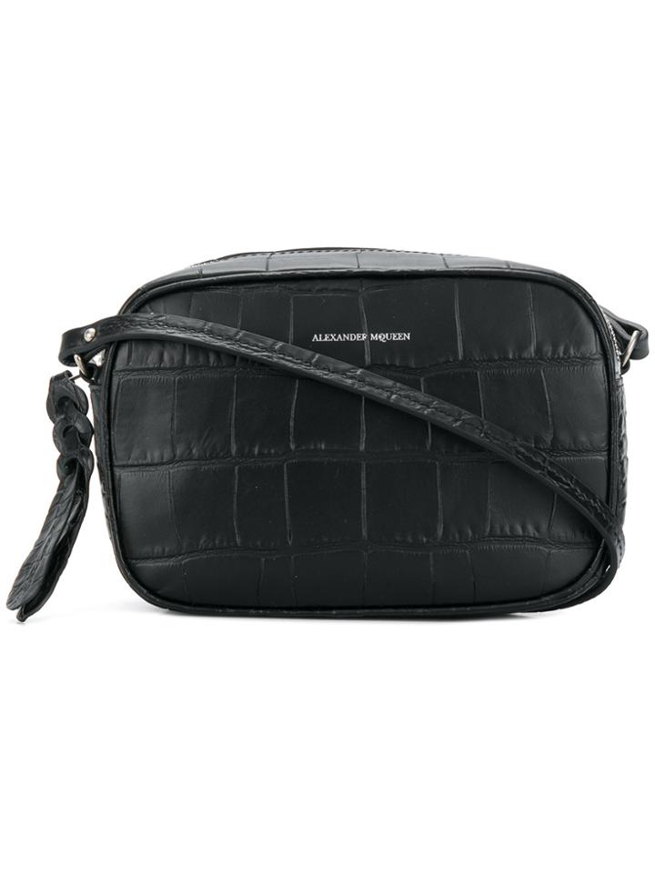 Alexander Mcqueen Mini Camera Crossbody Bag - Black