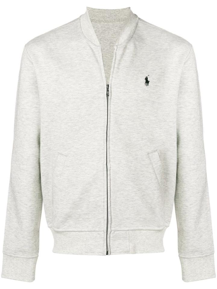 Polo Ralph Lauren Logo Zipped Sweatshirt - Grey