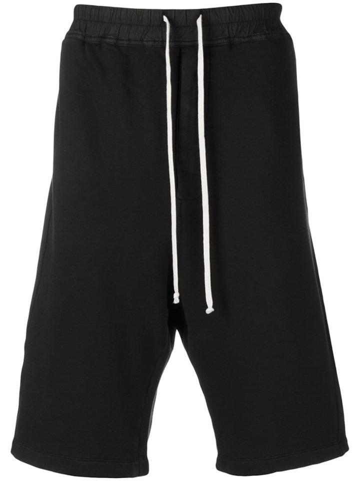 Rick Owens Drkshdw Drawstring Waist Track Shorts - Black