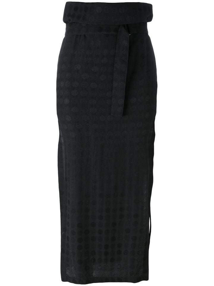 Ann Demeulemeester - Wednesday Skirt - Women - Cotton/nylon/polyester/rayon - 40, Women's, Black, Cotton/nylon/polyester/rayon