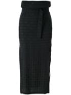 Ann Demeulemeester - Wednesday Skirt - Women - Cotton/nylon/polyester/rayon - 40, Women's, Black, Cotton/nylon/polyester/rayon