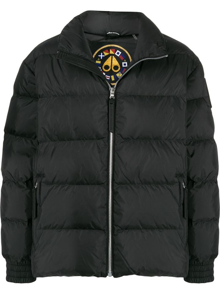 Moose Knuckles Short Padded Jacket - Black
