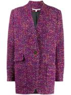 Veronica Beard Single-breasted Embroidered Coat - Pink