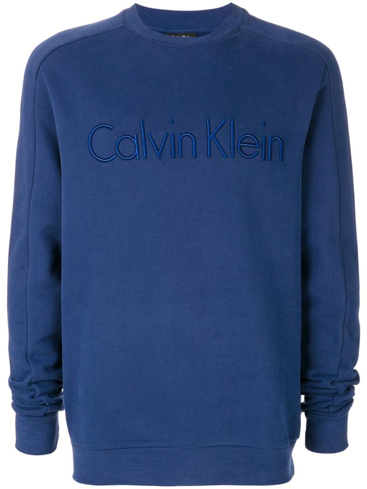 Calvin Klein Jeans Embossed Logo Sweatshirt - Blue