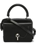 Carven Latch Detail Box Cross Body Bag, Women's, Black