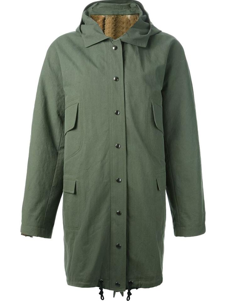 Liska 'bailey' Parka, Women's, Size: Medium, Green, Cotton/other Fibres