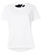 Parlor Rear-tied Short-sleeve Top - White