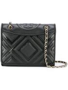 Tory Burch Embossed Geometric Pattern Bag, Women's, Black