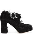 Simone Rocha Buckled Chunky Heel Pumps