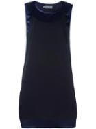 Cotélac Contrasting Detail Dress, Women's, Size: 2, Black, Polyester/polyurethane