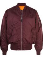 Alpha Industries Oversized Bomber Jacket - Red
