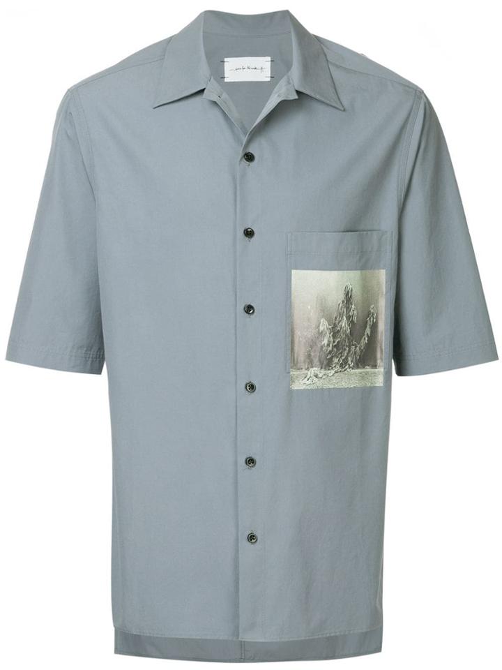 Song For The Mute Photographic Print Shirt - Blue
