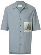 Song For The Mute Photographic Print Shirt - Blue