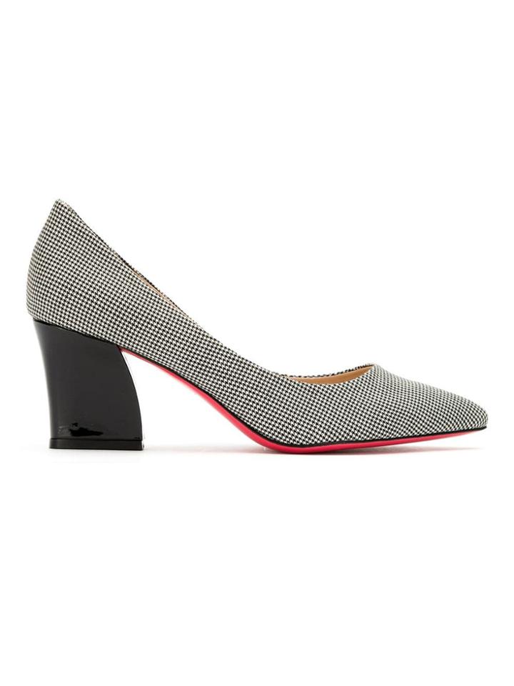 Zeferino Pied-de-poule Pumps - Black