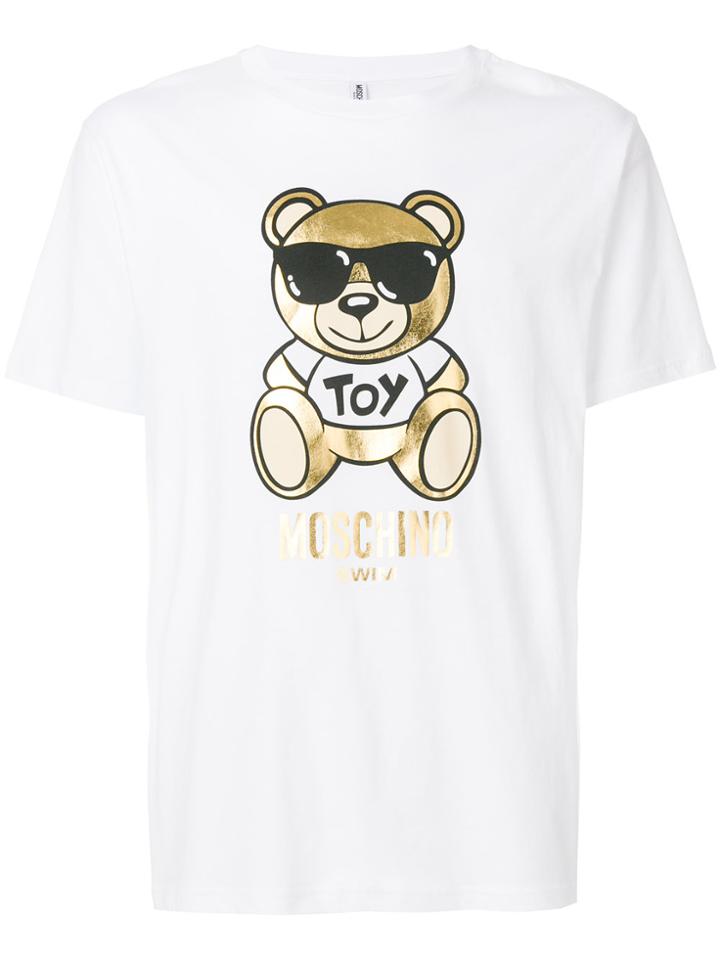 Moschino Foil Bear T-shirt - White