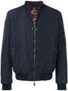 Frankie Morello Lightweight Bomber Jacket - Blue