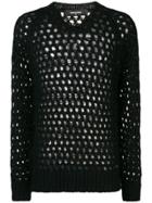 Dsquared2 Open Knit Jumper - Black