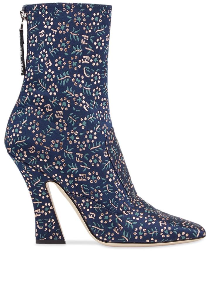 Fendi Ffreedom Ankle Boots - Blue