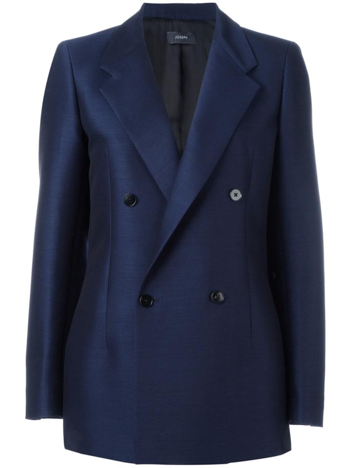 Joseph Double-breasted Jacket - Blue