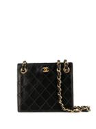 Chanel Pre-owned Diamond Quilted Mini Bag - Black