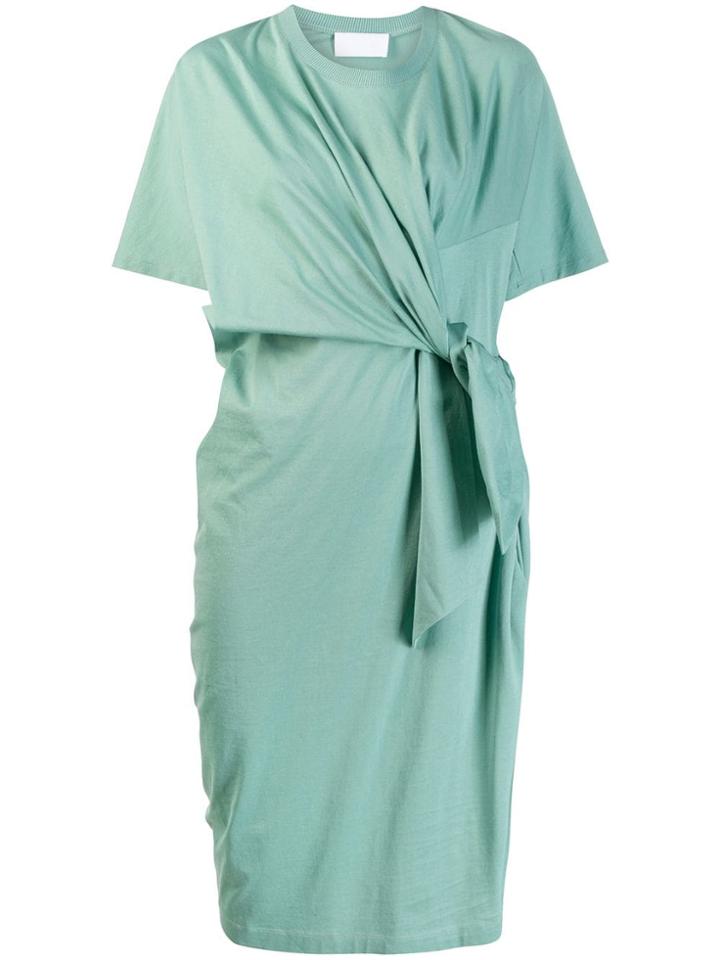 Reality Studio Gathered Evening Dress - Green