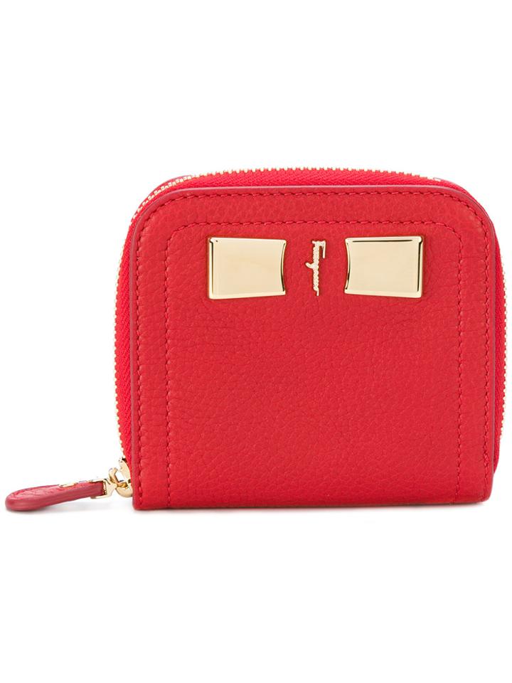 Salvatore Ferragamo Vara Coin Purse - Red