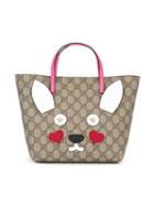 Gucci Kids Gg Supreme Rabbit Bag, Girl's, Beige