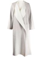 Agnona Oversized Cashmere Coat - Grey