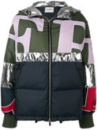Iceberg Padded Colour Block Jacket - Blue