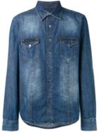 Philipp Plein My Tiger Denim Shirt, Men's, Size: Xl, Blue, Cotton