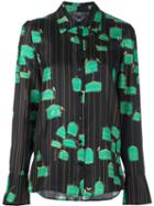 Salvatore Ferragamo Bird Cage Print Shirt