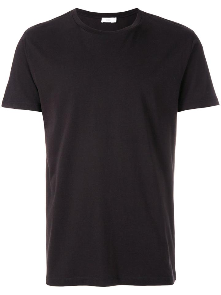 Closed Round Neck T-shirt - Black