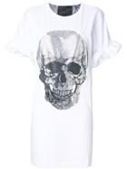 Philipp Plein Skull Embellishment T-shirt - White