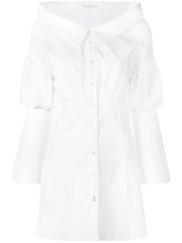 Jonathan Simkhai Off-the-shoulder Shirt - White