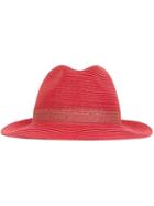 Etro Colour Block Hat, Men's, Size: M, Red, Paper/cotton/viscose