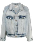 Fear Of God Washed Denim Jacket - Blue