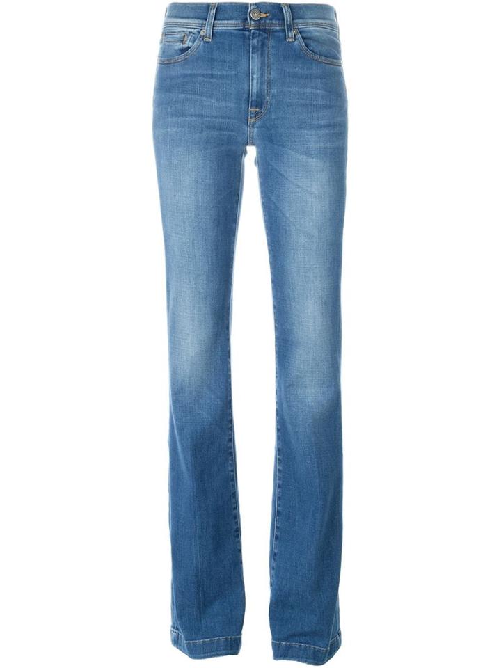 7 For All Mankind 'charlize' Jeans, Women's, Size: 30, Blue, Cotton/polyester/spandex/elastane