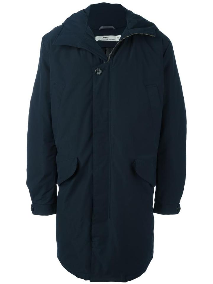 Hope For Men Padded Coat, Size: 48, Blue, Polyester