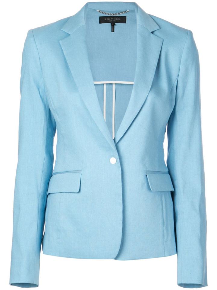 Rag & Bone Casual Blazer - Blue